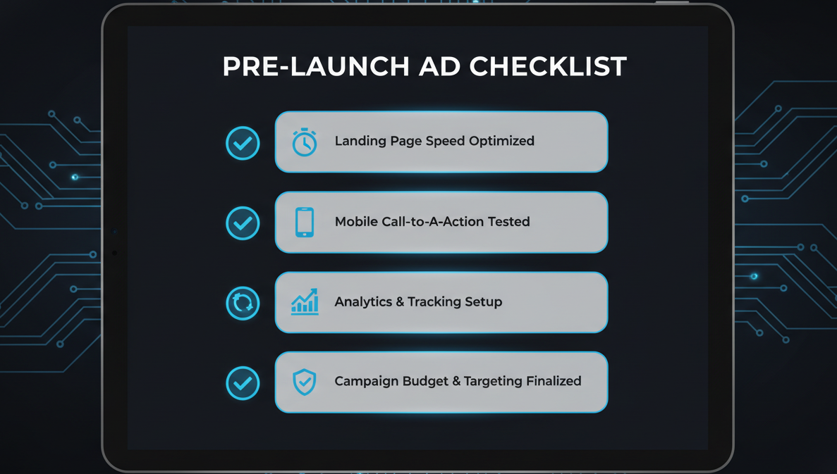 website audit checklist before ads